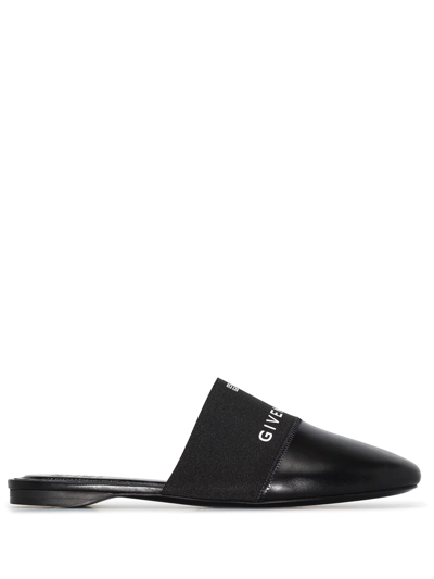 Shop Givenchy Bedford Flat Mules In Schwarz