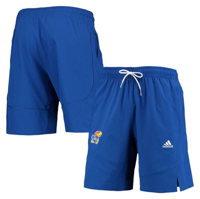 Shop Adidas Originals Adidas Royal Kansas Jayhawks Swingman Basketball Aeroready Shorts