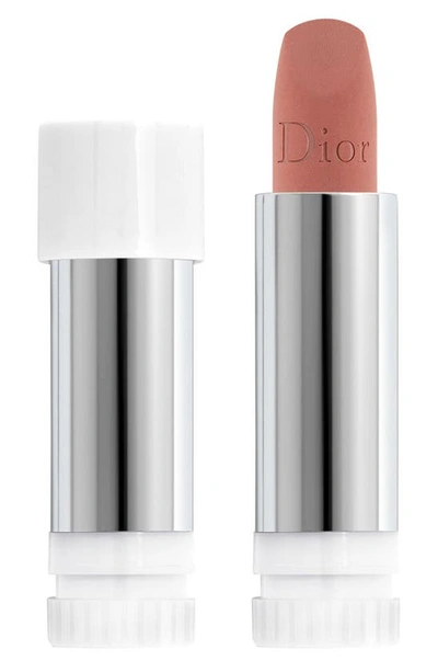 Shop Dior Rouge  Lip Balm Refill In Nude Look / Matte