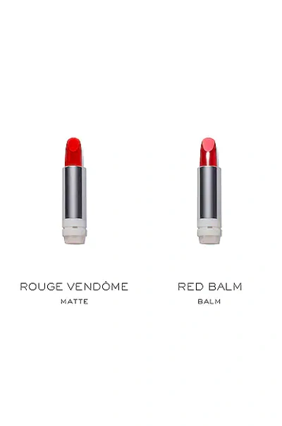 Shop La Bouche Rouge The Parisian Reds Black Lipstick Set In Rouge Vendome & Red Balm