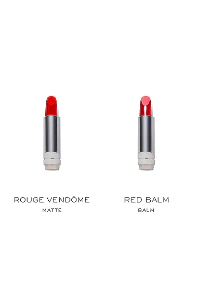 La Bouche Rouge The Parisian Reds Black Lipstick Set In Rouge Vendome & Red Balm