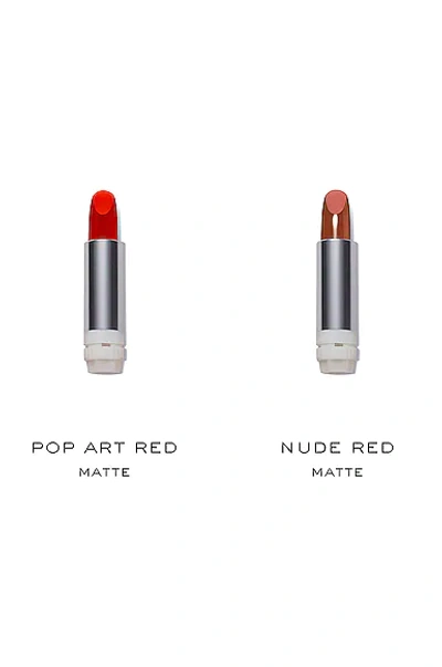 Shop La Bouche Rouge Limited Edition Green Lipstick Set In Nude Red & Pop Art Red