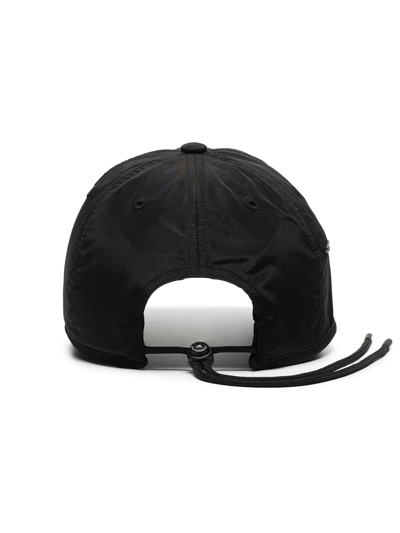 Adidas By Stella Mccartney Logo Print Drawstring Baseball Cap In Black