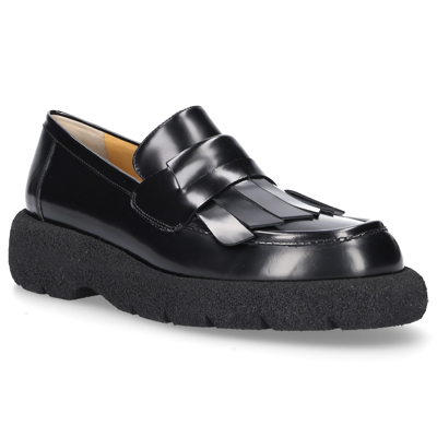 Shop Truman's Loafers 9572 Calfskin In Black