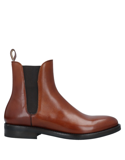 Shop Alberto Fasciani Ankle Boots In Brown