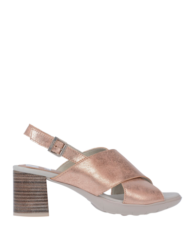 Shop Callaghan Sandals In Light Pink