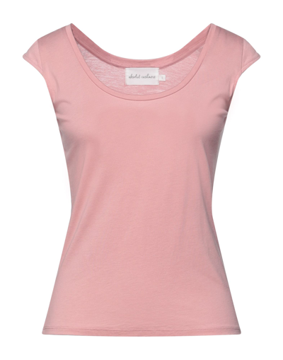 Shop Absolut Cashmere T-shirts In Pastel Pink