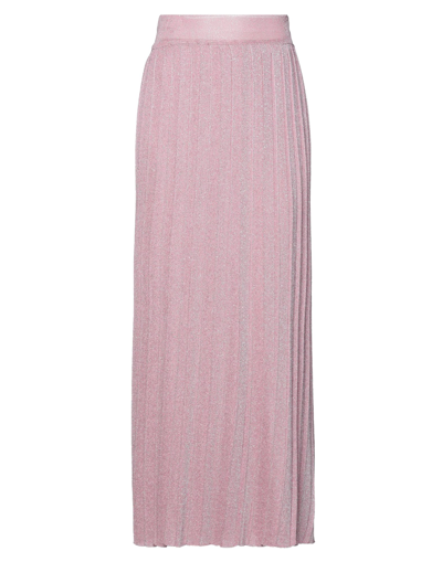 Shop Akep Long Skirts In Pink