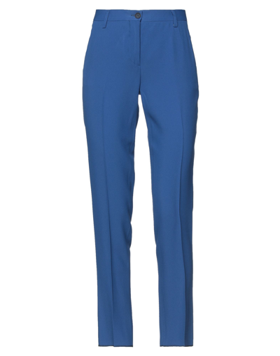Shop Brian Dales Woman Pants Blue Size 10 Acrylic, Viscose