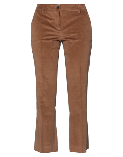 Shop Alberto Biani Pants In Brown