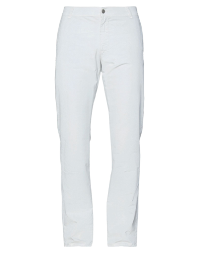 Shop Grey Daniele Alessandrini Man Pants Light Grey Size 38 Cotton, Elastane
