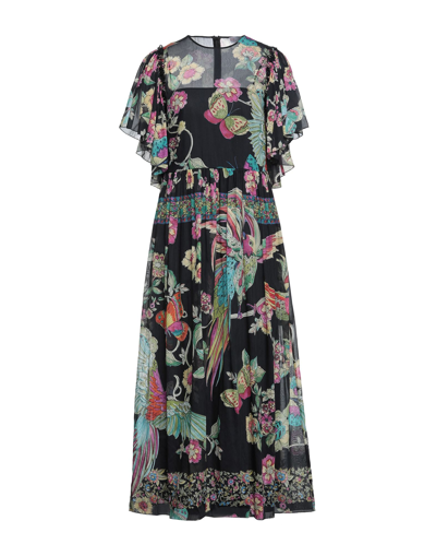 Shop Red Valentino Woman Maxi Dress Black Size 8 Polyester