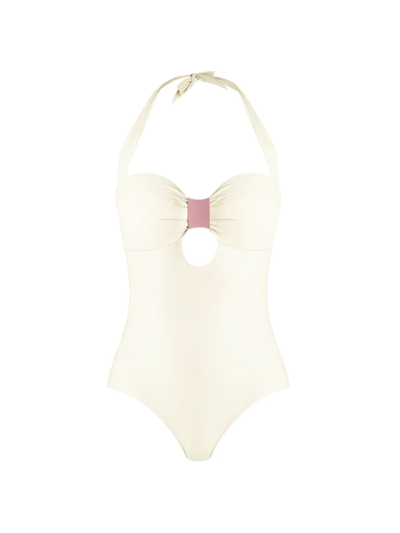 Shop Valimare Women's Sicily One-piece Swimsuit In Cream