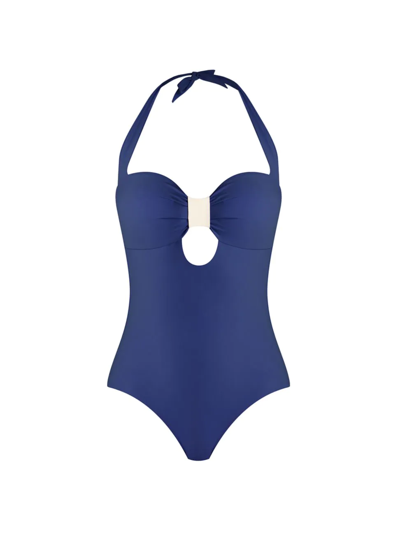 Shop Valimare Women's Sicily One-piece Swimsuit In Blue