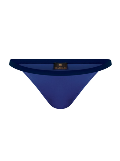 Shop Valimare Women's St. Barths Low-rise Bikini Bottom In Blue