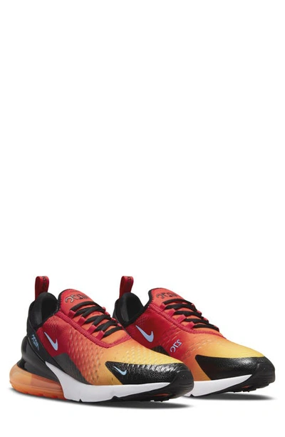 Shop Nike Air Max 270 Sneaker In Red/ Gold