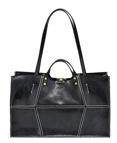 Shop Old Trend Women's Genuine Leather Rose All-day Tote Bag In Black