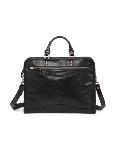 Old Trend Women's Genuine Leather Ficus Brief Case In Black