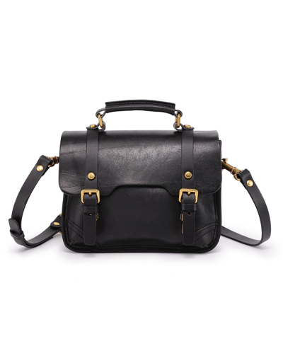 Shop Old Trend Women's Genuine Leather Alder Mini Satchel Bag In Black
