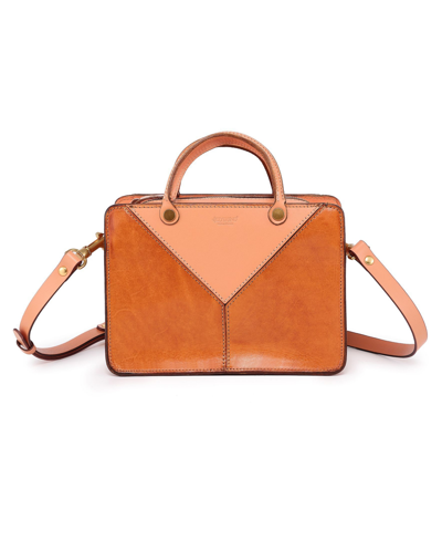 Shop Old Trend Women's Genuine Leather Vinca Mini Tote Bag In Caramel/beige