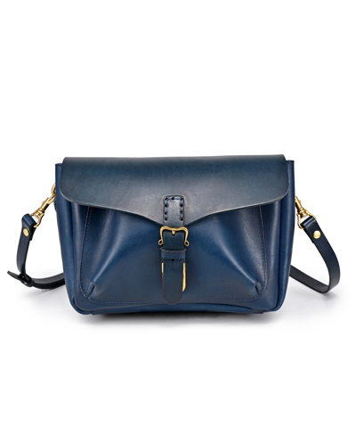 Shop Old Trend Women's Genuine Leather Isla Crossbody Bag In Navy