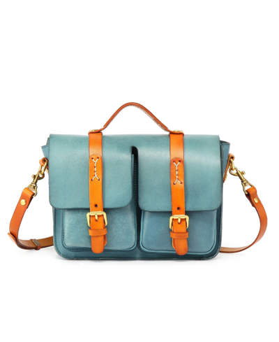 Shop Old Trend Women's Genuine Leather Speedwell Satchel In Turquoise