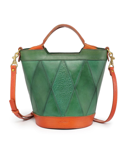 Shop Old Trend Women's Genuine Leather Primrose Mini Tote Bag In Green