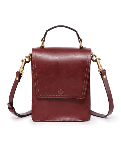 Shop Old Trend Women's Genuine Leather Basswood Crossbody Bag In Brown