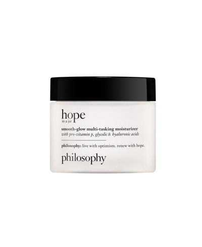 Shop Philosophy Hope In A Jar Smooth-glow Multi-tasking Moisturizer With Pro-vitamin P, Glycolic & Hyaluronic Acids, In No Color