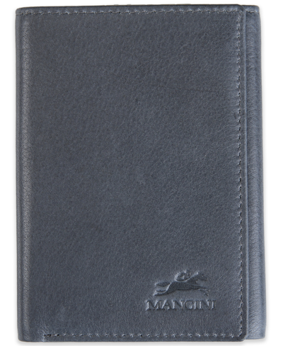 Shop Mancini Men's Bellagio Collection Trifold Wallet In Gray