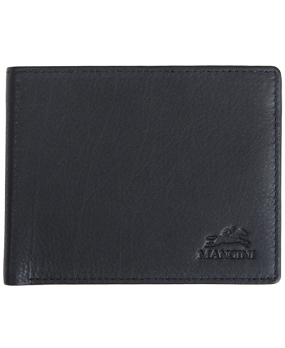 Shop Mancini Men's Monterrey Collection Bifold Wallet With Coin Pocket In Black