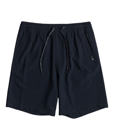 Shop Quiksilver Men's Ocean Elastic Amphibian 18" Shorts In Black