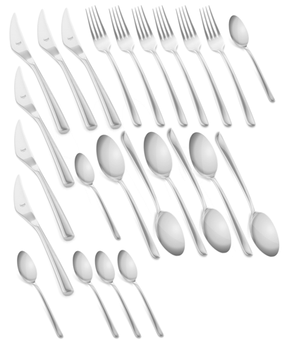 Shop Mepra Edera Flatware Set, 24 Piece In Stainless Steel