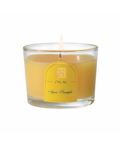 Shop Aromatique Agave Pineapple Petite Tumbler Candle In Dark Yellow