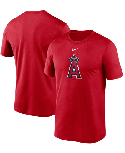 Shop Nike Men's Los Angeles Angels Large Logo Legend Performance T-shirt In Red