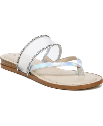 Shop Lifestride Radiant Glow Slide Sandals Women's Shoes In Iridescent Fabric
