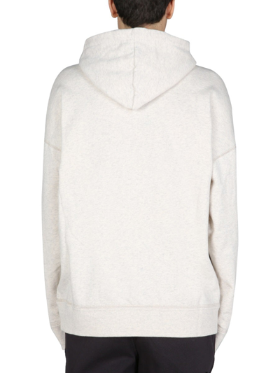 Shop Isabel Marant Miley Sweatshirt With Logo In Powder