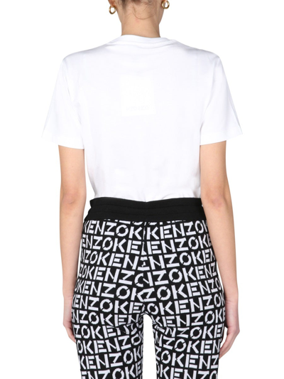 Shop Kenzo Crew Neck T-shirt In White