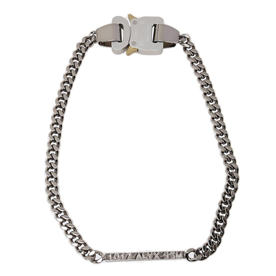 Shop Alyx 1017  9sm Curb Chain Necklace In Silver
