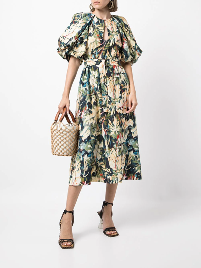 Acler Harlow Floral-print Maxi Dress In Moody Floral | ModeSens