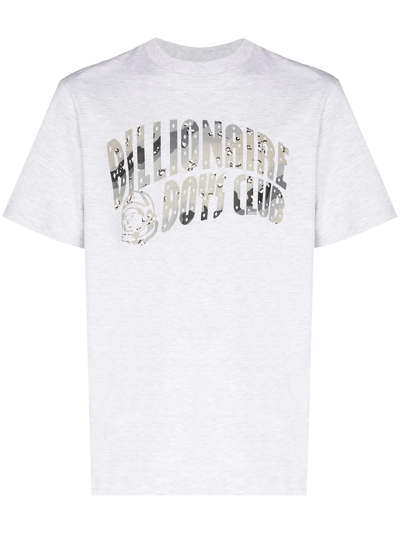 Shop Billionaire Boys Club Arch Logo-print T-shirt In Grey