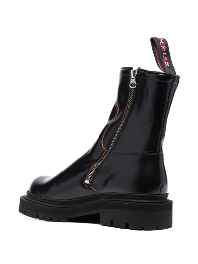 Camperlab Black Eki Leather Ankle Boots In Black