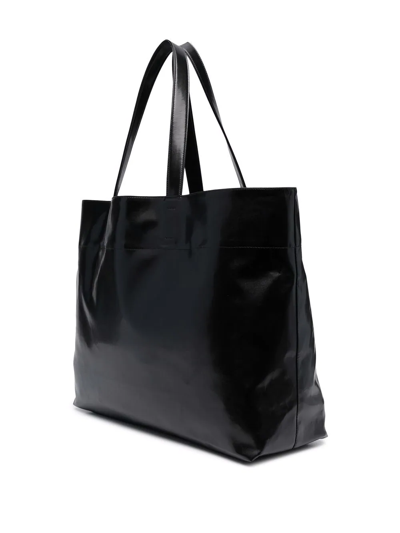 Shop N°21 Slogan Print Tote Bag In Black