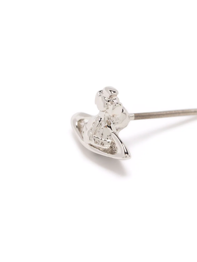 Shop Vivienne Westwood Lorelei Stud Earrings In Silver