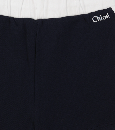 Chloé Organic Cotton Shorts In Black