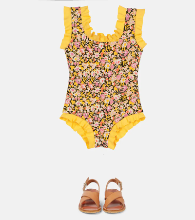 Shop Marysia Bumby Kayenta Floral Swimsuit In Blossom Flower Print