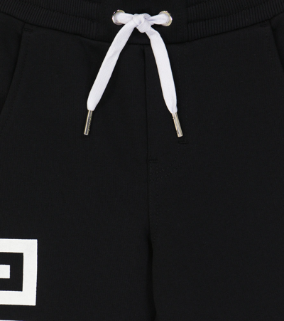 Shop Givenchy Logo Cotton-blend Sweatpants In Black
