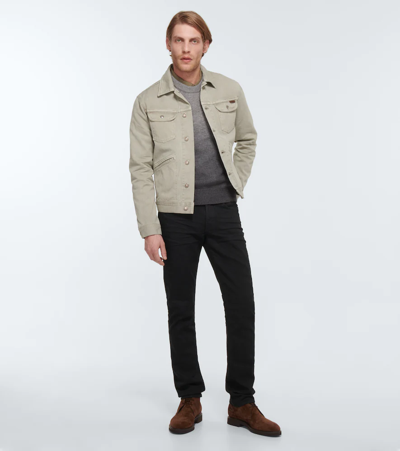 John Lobb Heywood Suede Desert Boots In Dark Brown