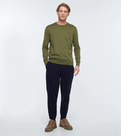 Polo Ralph Lauren Cotton-blend Fleece Sweatpants In Cruise Navy