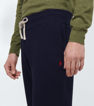 Polo Ralph Lauren Cotton-blend Fleece Sweatpants In Cruise Navy